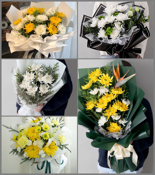 广东东莞市谢岗镇南面村白事花束代送
